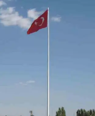 Galvanized Flag Poles
