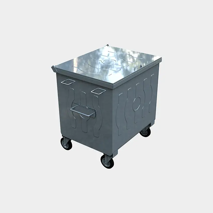 Galvanzli Çöp Konteynerleri 5