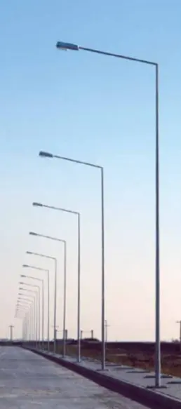 Galvanized Lighting Poles  1