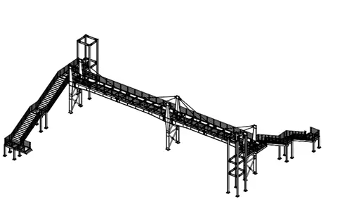 Galvanized Pedestrian Overpasses 1