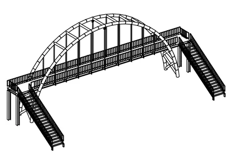 Galvanized Pedestrian Overpasses 2