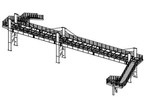 Galvanized Pedestrian Overpasses 3