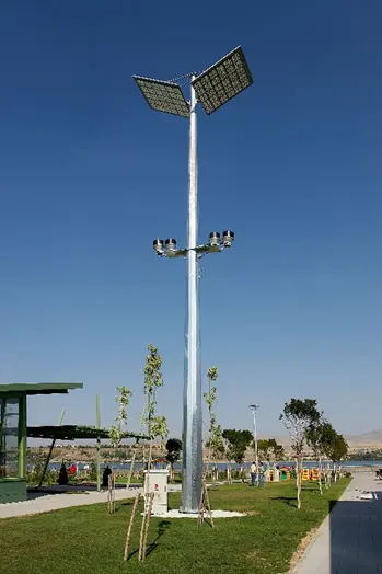 Galvanized Projector Poles 1