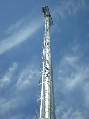 Galvanized Stadium Poles 1