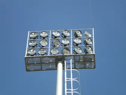 Galvanized Stadium Poles 5